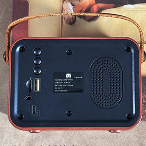 EchoWave Retro Radio And Portable Bluetooth Speaker Vista Shops