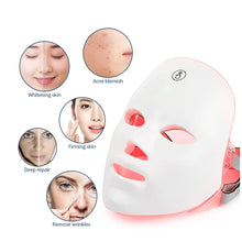 Load image into Gallery viewer, LumiTone Glow At-Home SPA 8 Color LED Facial Rejuvenation Mask