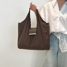 Load image into Gallery viewer, VintageFold Nylon Tote with Keychain Charm Eco-Friendly Folding Shoulder Bag Vista Shops