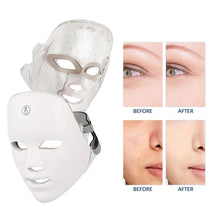 Load image into Gallery viewer, LumiTone Glow At-Home SPA 8 Color LED Facial Rejuvenation Mask
