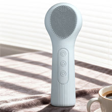 Load image into Gallery viewer, Dull to Dewy Heated Silicone Facial SPA Brush with Dual-Sided Deep Cleansing Exfoliator