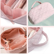 Load image into Gallery viewer, Stuffy Puffy 2PC Cosmetic and Jewellery Organizer With Toiletry Bag Large And Lays Flat Vista Shops