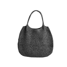 Load image into Gallery viewer, Resort Ready Woven Straw Carryall Tote