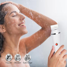 Load image into Gallery viewer, Pore No More 4-in-1 Facial Cleansing Brush Ultrasonic Multi Purpose Waterproof and Rechargeable