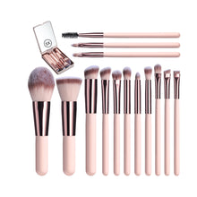 Load image into Gallery viewer, Bamboo Beauty Vanity Kit With LED Mirror