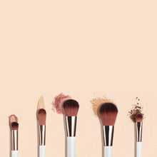 Load image into Gallery viewer, Bamboo Beauty Vanity Kit With LED Mirror