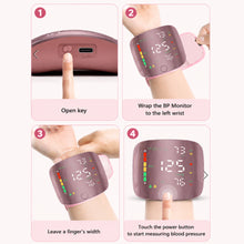 Load image into Gallery viewer, Live Well Digital Vitality Wellness Rechargeable Heart and Blood Pressure Wrist Monitor with Multi-User Memory