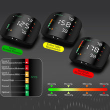 Load image into Gallery viewer, Live Well Digital Vitality Wellness Rechargeable Heart and Blood Pressure Wrist Monitor with Multi-User Memory
