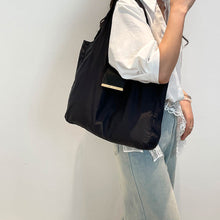 Load image into Gallery viewer, VintageFold Nylon Tote with Keychain Charm Eco-Friendly Folding Shoulder Bag Vista Shops