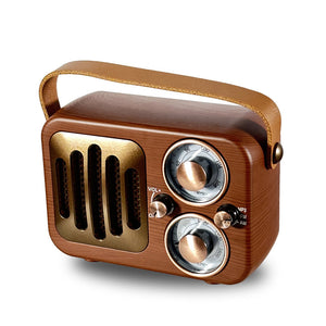 EchoWave Retro Radio And Portable Bluetooth Speaker Vista Shops