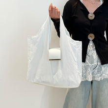Load image into Gallery viewer, VintageFold Nylon Tote with Keychain Charm Eco-Friendly Folding Shoulder Bag Vista Shops
