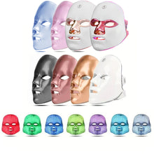 Load image into Gallery viewer, LumiTone Glow At-Home SPA 8 Color LED Facial Rejuvenation Mask