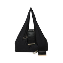 Load image into Gallery viewer, VintageFold Nylon Tote with Keychain Charm Eco-Friendly Folding Shoulder Bag Vista Shops