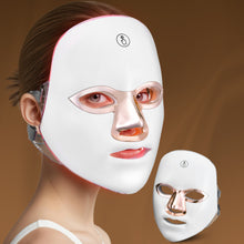 Load image into Gallery viewer, LumiTone Glow At-Home SPA 8 Color LED Facial Rejuvenation Mask