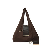 Load image into Gallery viewer, VintageFold Nylon Tote with Keychain Charm Eco-Friendly Folding Shoulder Bag Vista Shops