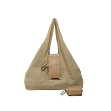 Load image into Gallery viewer, VintageFold Nylon Tote with Keychain Charm Eco-Friendly Folding Shoulder Bag Vista Shops