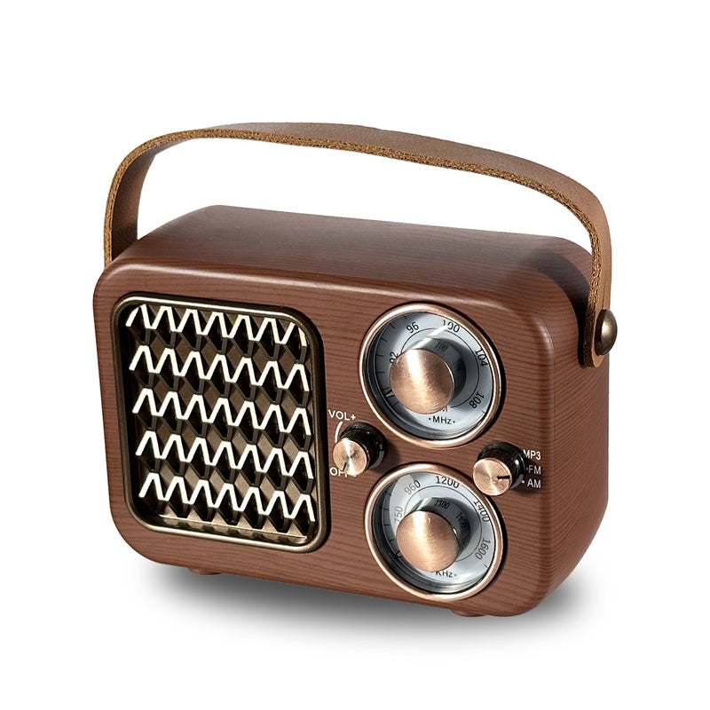 EchoWave Retro Radio And Portable Bluetooth Speaker Vista Shops