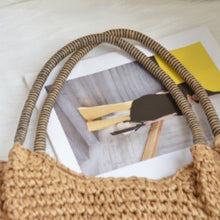 Load image into Gallery viewer, Resort Ready Woven Straw Carryall Tote