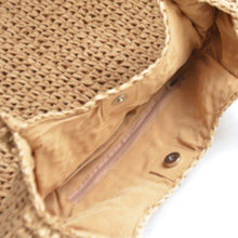 Load image into Gallery viewer, Resort Ready Woven Straw Carryall Tote