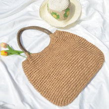Load image into Gallery viewer, Resort Ready Woven Straw Carryall Tote