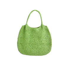 Load image into Gallery viewer, Resort Ready Woven Straw Carryall Tote