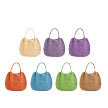 Load image into Gallery viewer, Resort Ready Woven Straw Carryall Tote