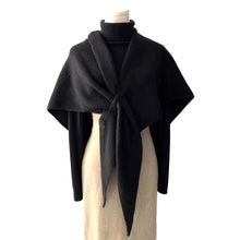 Load image into Gallery viewer, Cozy Chic Cape Triangle Knit Winter Wool Wrap