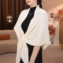 Load image into Gallery viewer, Cozy Chic Cape Triangle Knit Winter Wool Wrap