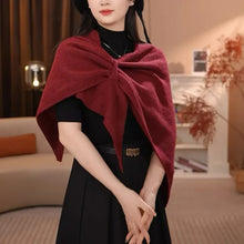 Load image into Gallery viewer, Cozy Chic Cape Triangle Knit Winter Wool Wrap