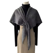 Load image into Gallery viewer, Cozy Chic Cape Triangle Knit Winter Wool Wrap