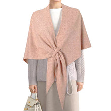 Load image into Gallery viewer, Cozy Chic Cape Triangle Knit Winter Wool Wrap