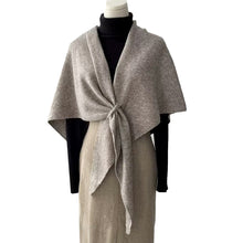 Load image into Gallery viewer, Cozy Chic Cape Triangle Knit Winter Wool Wrap