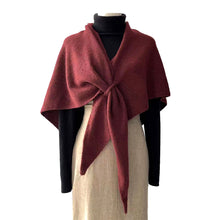 Load image into Gallery viewer, Cozy Chic Cape Triangle Knit Winter Wool Wrap