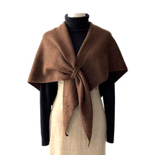 Load image into Gallery viewer, Cozy Chic Cape Triangle Knit Winter Wool Wrap