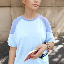 Load image into Gallery viewer, Pearly Girly Anti-Drop Phone Wristlet with Silken Scarf and Pearl Accents