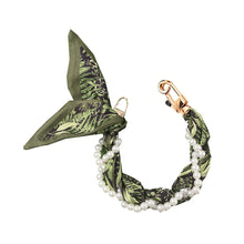 Load image into Gallery viewer, Pearly Girly Anti-Drop Phone Wristlet with Silken Scarf and Pearl Accents