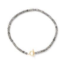 Load image into Gallery viewer, Ariana Quartz and Gold toned Toggle Necklace