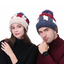 Load image into Gallery viewer, Rhythm Frost Knit Fleece-Lined Beanie With Headphones