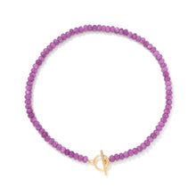 Load image into Gallery viewer, Ariana Quartz and Gold toned Toggle Necklace