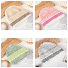 Load image into Gallery viewer, Solstice Stripe Beanie, Colorblocked Knit Winter Hat for Women