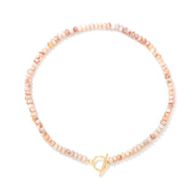 Load image into Gallery viewer, Ariana Quartz and Gold toned Toggle Necklace