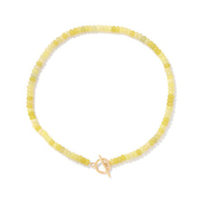 Load image into Gallery viewer, Ariana Quartz and Gold toned Toggle Necklace
