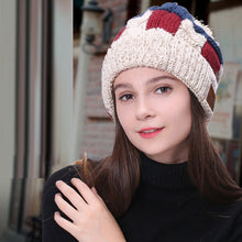 Load image into Gallery viewer, Rhythm Frost Knit Fleece-Lined Beanie With Headphones