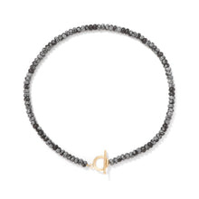 Load image into Gallery viewer, Ariana Quartz and Gold toned Toggle Necklace