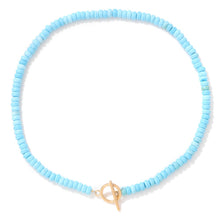 Load image into Gallery viewer, Ariana Quartz and Gold toned Toggle Necklace