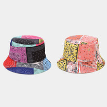 Load image into Gallery viewer, Bandana on the Beach Reversible Bucket Hat