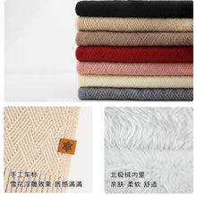 Load image into Gallery viewer, SnugEase Knit PomPom Beanie, Scarf &amp; Gloves Set