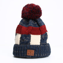 Load image into Gallery viewer, Rhythm Frost Knit Fleece-Lined Beanie With Headphones