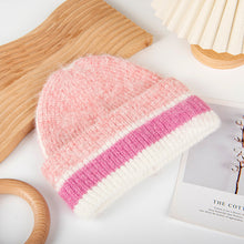 Load image into Gallery viewer, Solstice Stripe Beanie, Colorblocked Knit Winter Hat for Women