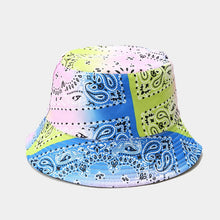 Load image into Gallery viewer, Bandana on the Beach Reversible Bucket Hat